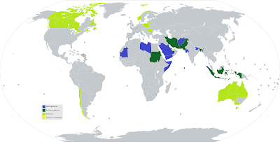 Countries with an alcohol prohibition