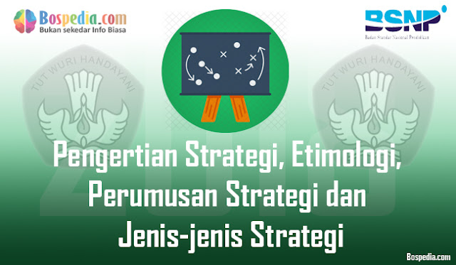 Pengertian Strategi, Etimologi, Perumusan Taktik Dan Jenis-Jenis Strategi