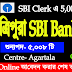 SBI Clerk Vacancy for 5008 Posts | Male & Female | Jobs Tripura