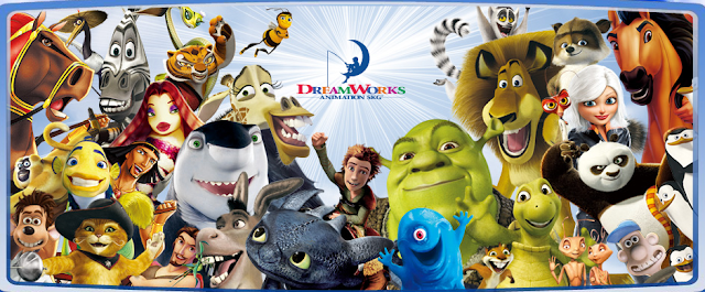 Los personajes de las películas de DreamWorks Animation