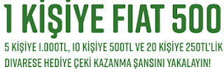 Ayakkabı Al, Fiat 500 Kazanma Şansı Yakala