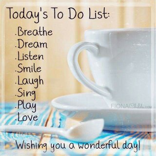 TODAY TO DO LIST!