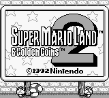 Super Mario Land 2 title screen