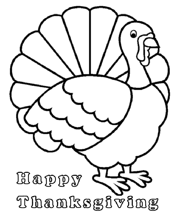 Thanksgiving Coloring Pages Kids 5