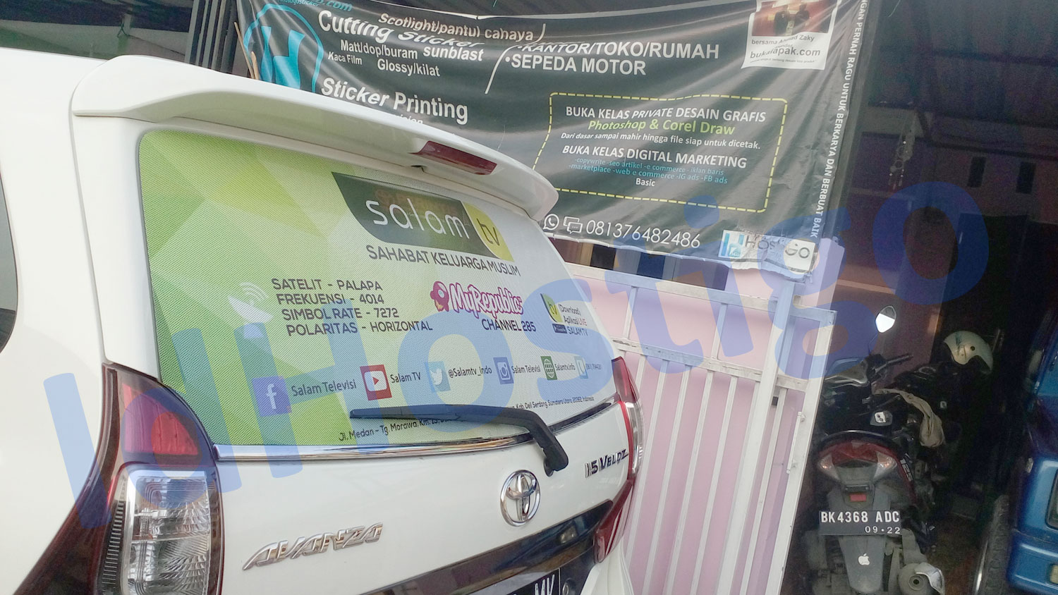 Paling Inspiratif Cetak  Stiker  Iklan Kaca  Mobil  Belakang 