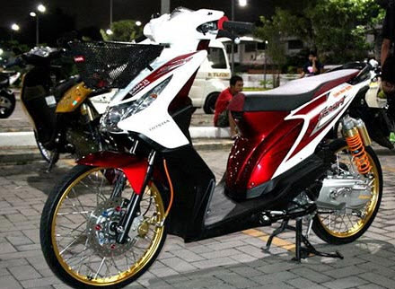 Gaya Modifikasi Motor  Honda Beat  Terbaru