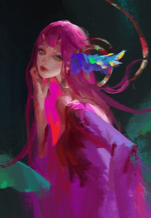 Tea Me artstation arte ilustrações pinturas digitais fantasia mulheres