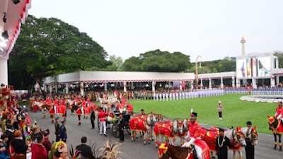 Duplikat Bendera Merah Putih Dan Naskah Proklamasi Dikembalikan Ke MONAS Usai Upacara Hari Kemerdekaan RI