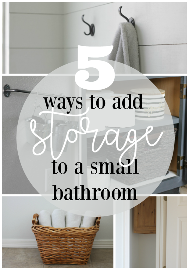 5 Ways to Add Storage to a Small Bathroom