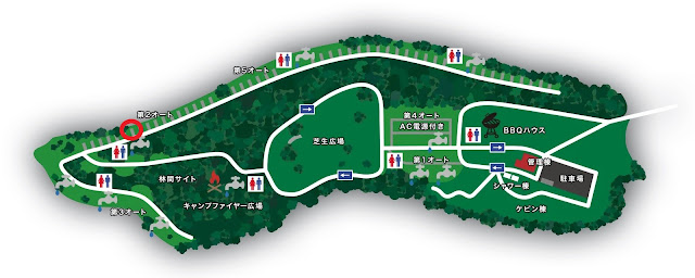 能登島家族旅行村Weランド キャンプ場MAP