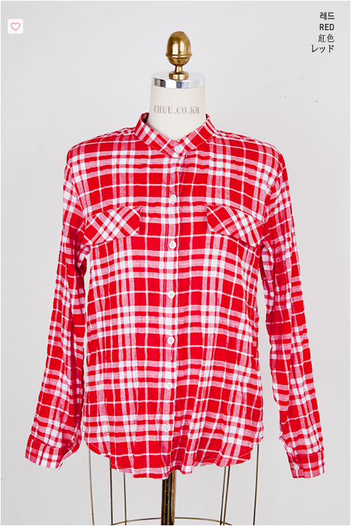 Checkered Button-Down Shirt