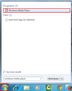 Cara Burning Lagu ke CD atau DVD Menggunakan Windows Media Player