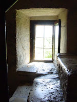 window and stair in Clare's convent at San Damiano