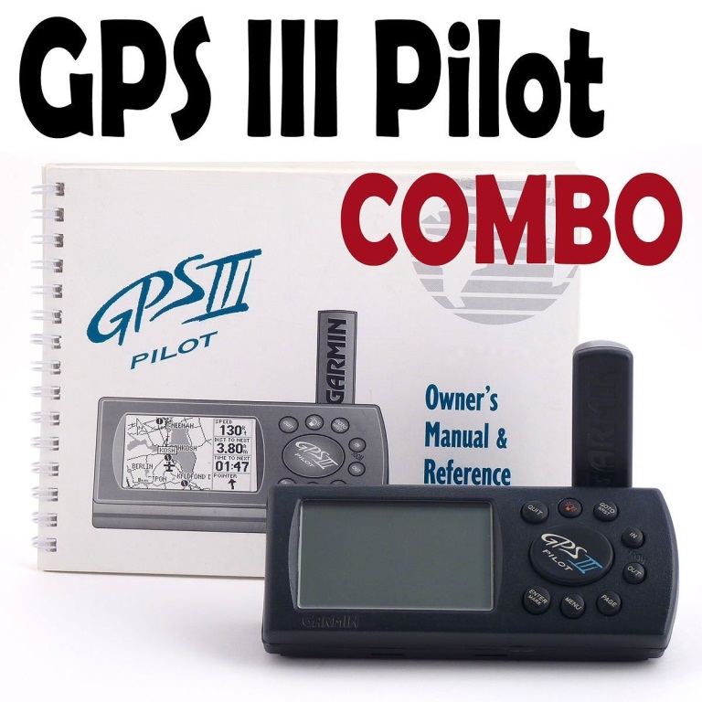 GARMIN GPS III PILOT AVIATION NAVIGATOR