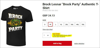 WWE Brock Party T-Shirt