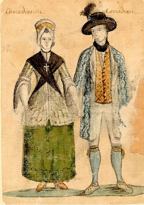 Montreal male and female clothing 1750