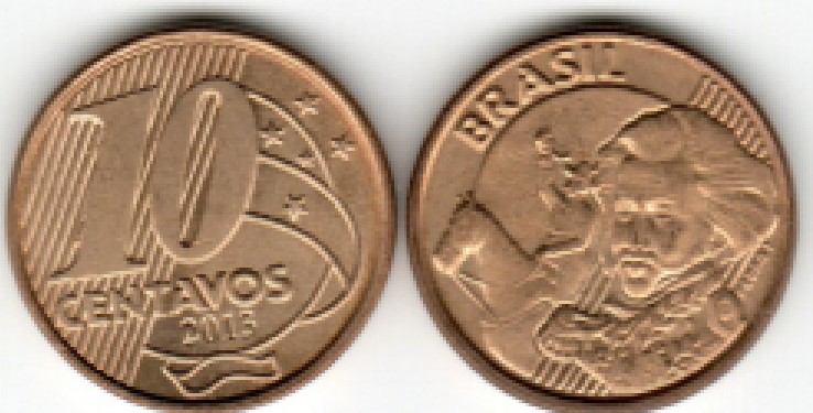 Moeda de 10 centavos, 2013