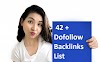 42 + Dofollow Backlinks List For Indexing Your Backlinks