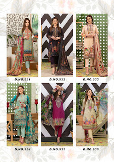 Sobia Nazir Luxury Lawn Vol 2 Collection 931 To 936 Series