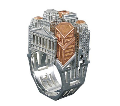 City And Building Shape Beautiful, Creative And Stylish Ring Collection