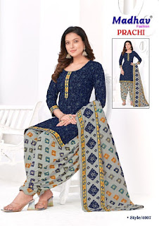 Madhav Prachi vol 4 Cotton dress material Catalog wholesaler