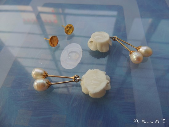 Pearl Stud Earrings Gold Silver 925 Natural White Freshwater Pearls 6-6.5  mm Super Glue Extremely Strong Hold Perfect Women Gift Real Pearl Earrings  Women Pearl White : Amazon.de: Handmade Products