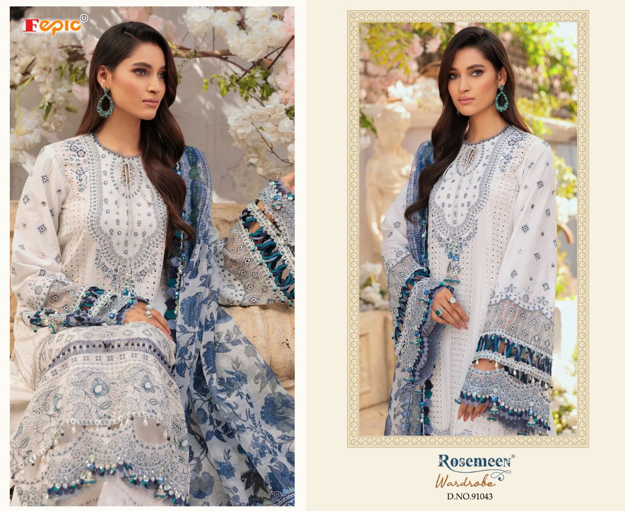 Rosemeen Wardrobe Fepic Pakistani Salwar Suits Manufacturer Wholesaler