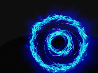 Abstract Blue Light wallpaper