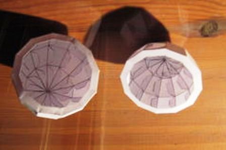 Bola dan Telur dari Kertas  Membuat Bangun 3D Geometry 