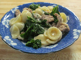 Pasta with Sausage and Kale