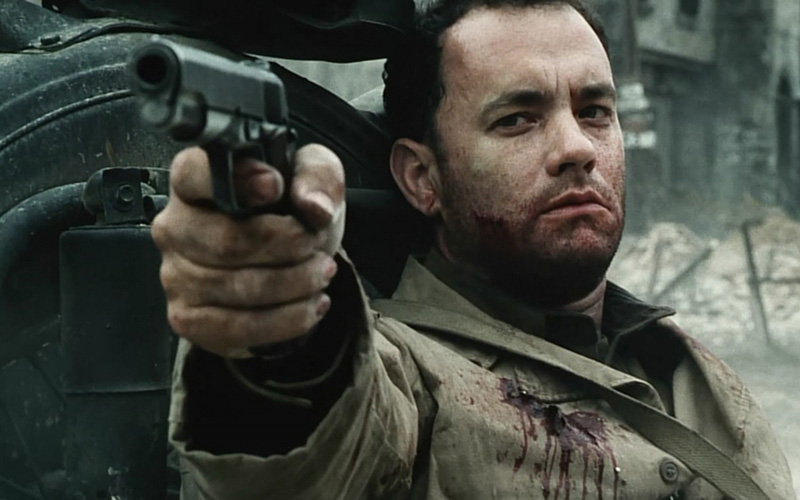 tom hanks saving private ryan. The man fought a war. Doesn't he at least get a statue?