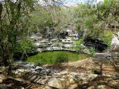 Cenote at Chitchen Itza Mexico