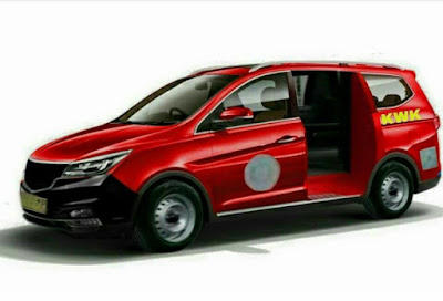 Desain Wuling Cortez menjadi angkot