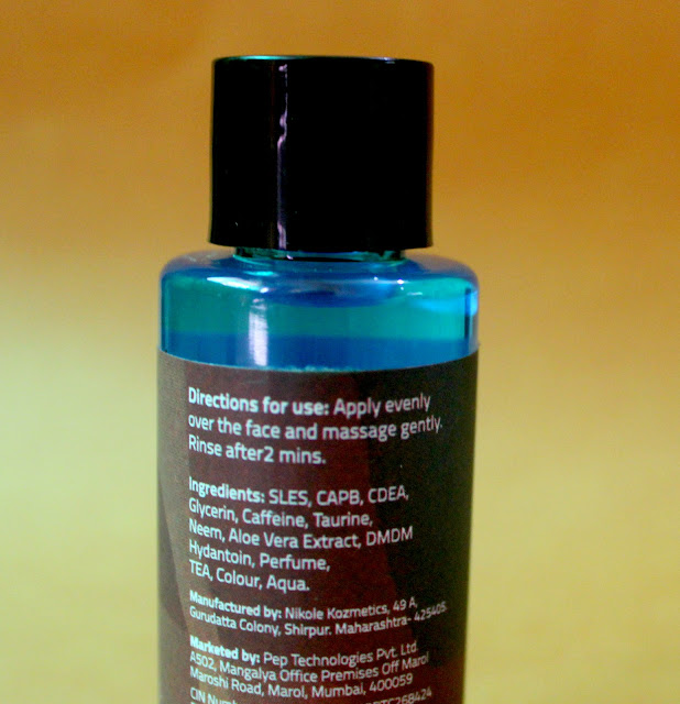 Mcaffine Neem Caffeine Face Wash: Quick Review 