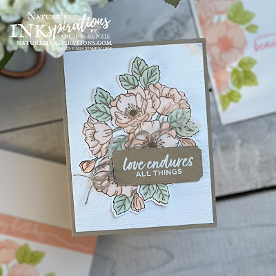 Stampin' Up! Enduring Beauty stamped and stenciled cards | Nature's INKspirations by Angie McKenzie