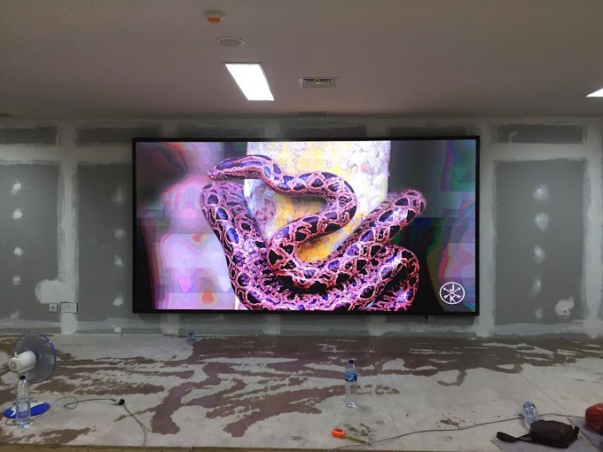 Pemasangan Videotron P2.5 Indoor di Kantor Pajak Garden City