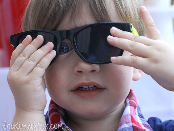 Baby with sunglasses