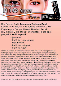 Bisnis Modal Kecil Bio Spray Gold