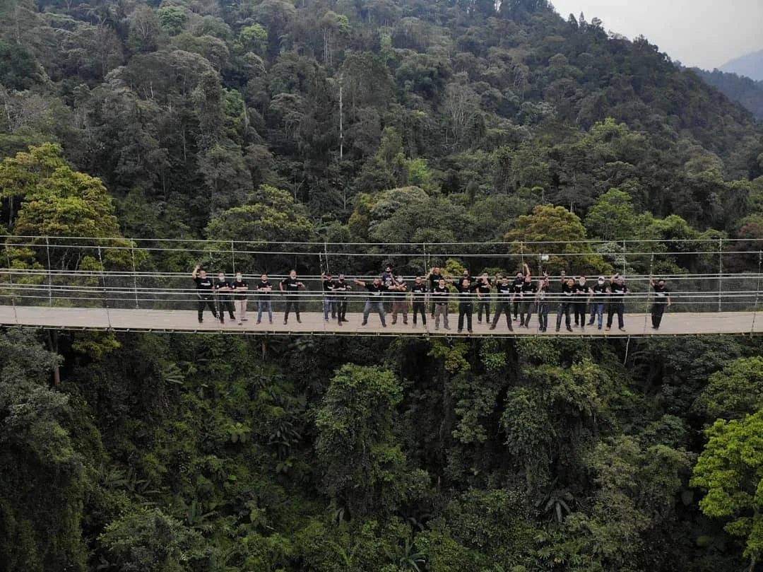 menjelajah hutan tanakita camping ground