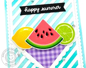 Sunny Studio Stamps: Slice Of Summer Hawaiian Hibiscus Frilly Frames Dies Fancy Frames Dies Summer Themed Cards by Vanessa Menhorn and Anja Bytyqi