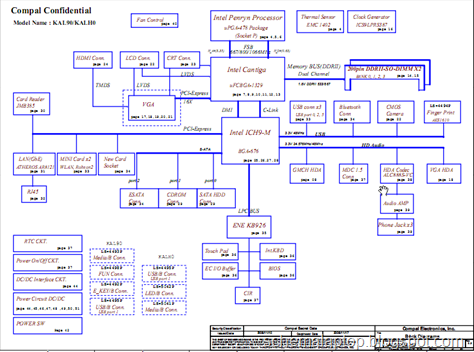 Acer Aspire 4936G 4736G 4935G 4735G, KAL90, KALH0 Free Download Laptop Motherboard Schematics 