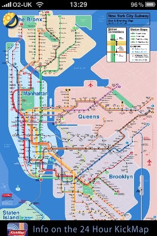 nyc manhattan subway map. NYC Subway Map by Gotham Wave