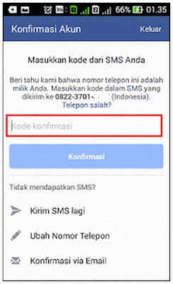 Cara Mendaftar Facebook Lewat Hp Android