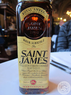 Image of Bottle of rum at Le Train Bleu in Gare de Lyon Paris, France