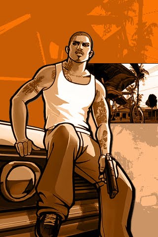 san andreas wallpaper. and one day (recently I