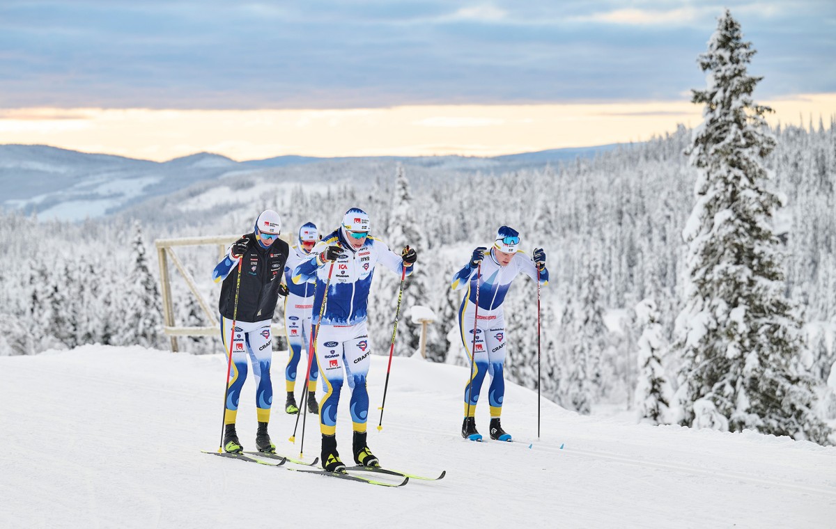 Equipo de Ski a Campo Traviesa de Suecia