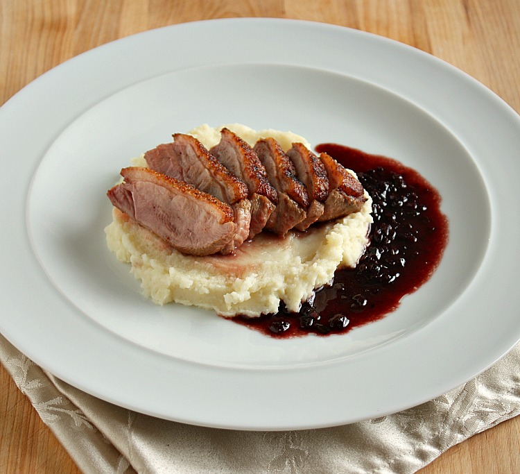 Vanilla Clouds And Lemon Drops Pan Fried Duck Breasts With Red