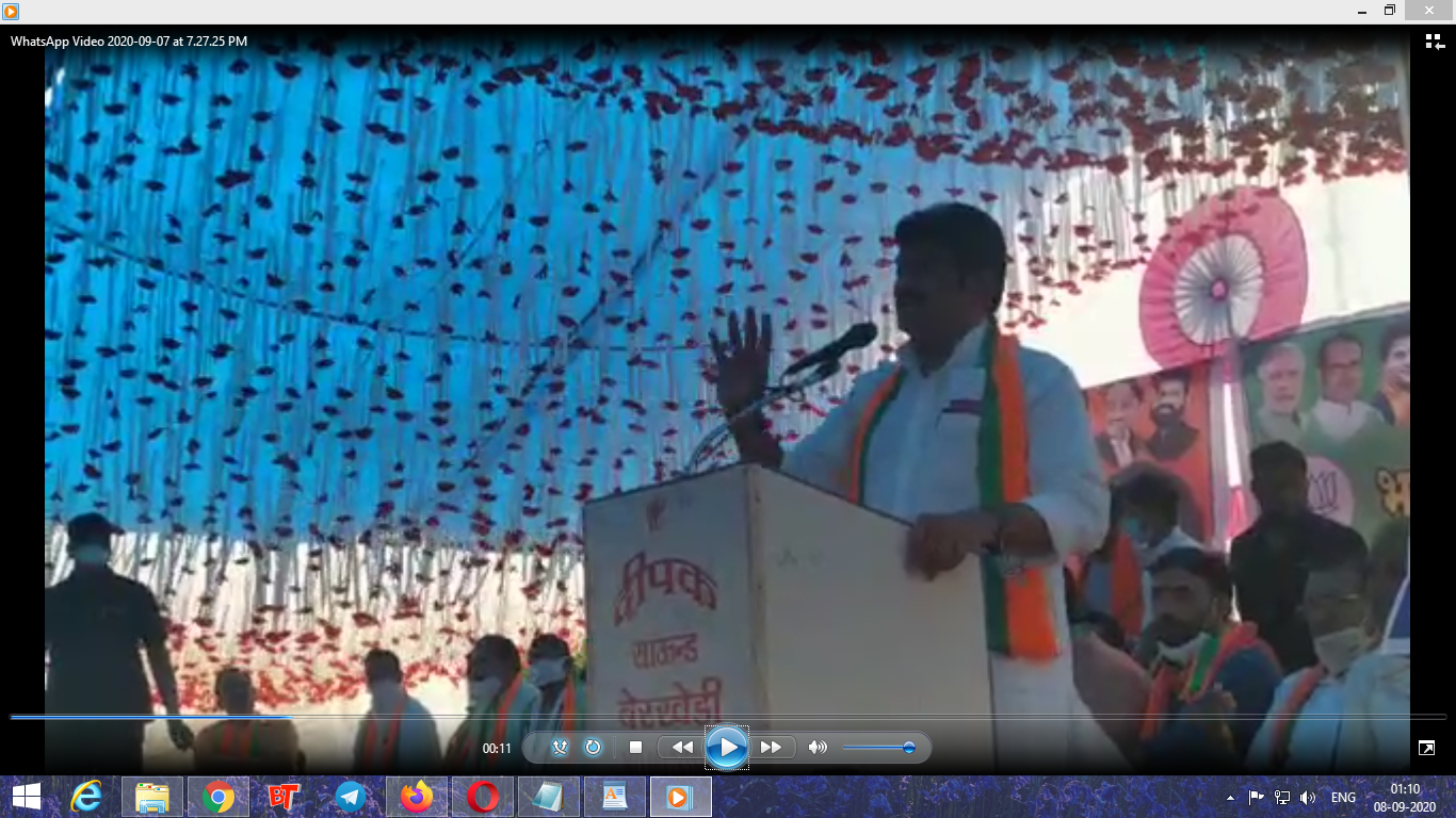 Minister-Govind-Singh-Rajput-Addressing-public-gathering-in-Rahatgarh-of -Surkhi-Legislative-area.