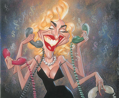 Celebrity Caricatures by Sebastian Kruger