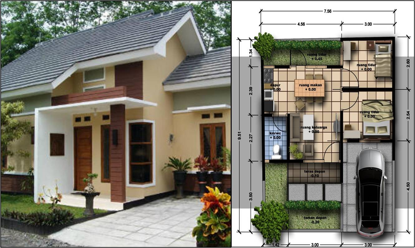 35 Desain Rumah Kecil Yang Sederhana Dan Hemat Biaya Terbaru